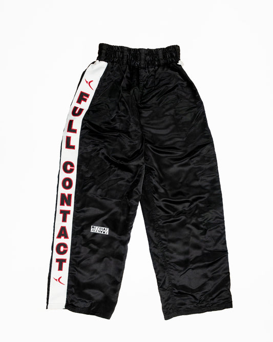 White Floating Hands on black boxing pants - size M/L