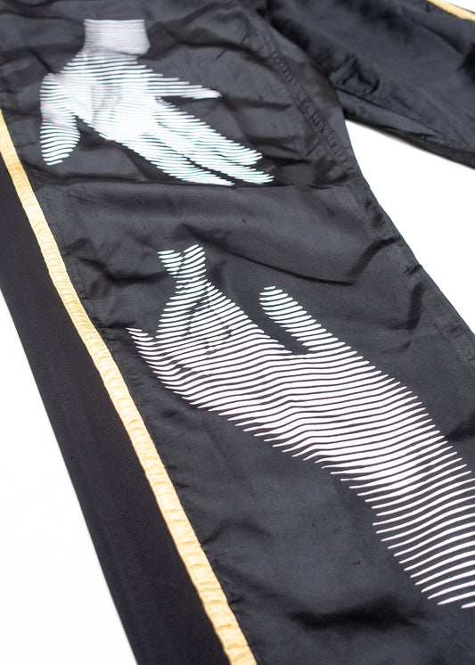 Black and gold Hands boxing pants - M/L