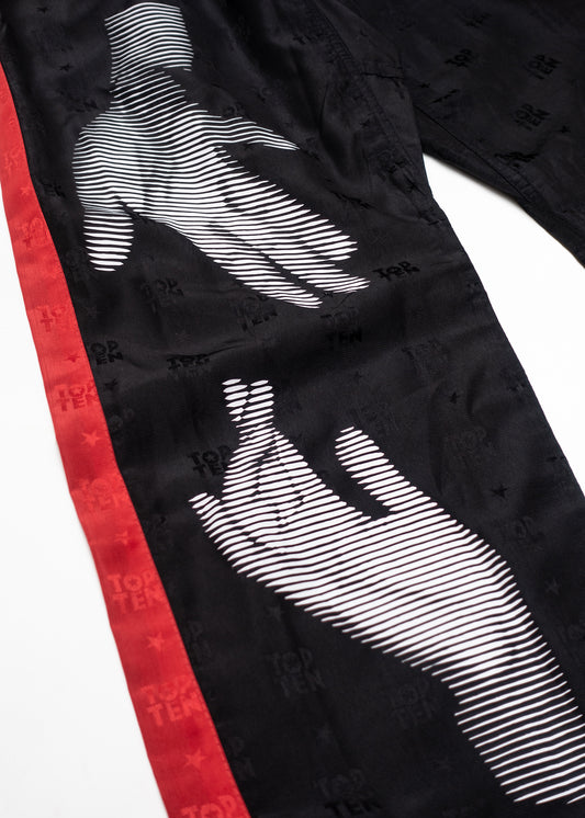 Black and red Hands boxing pants - M/L
