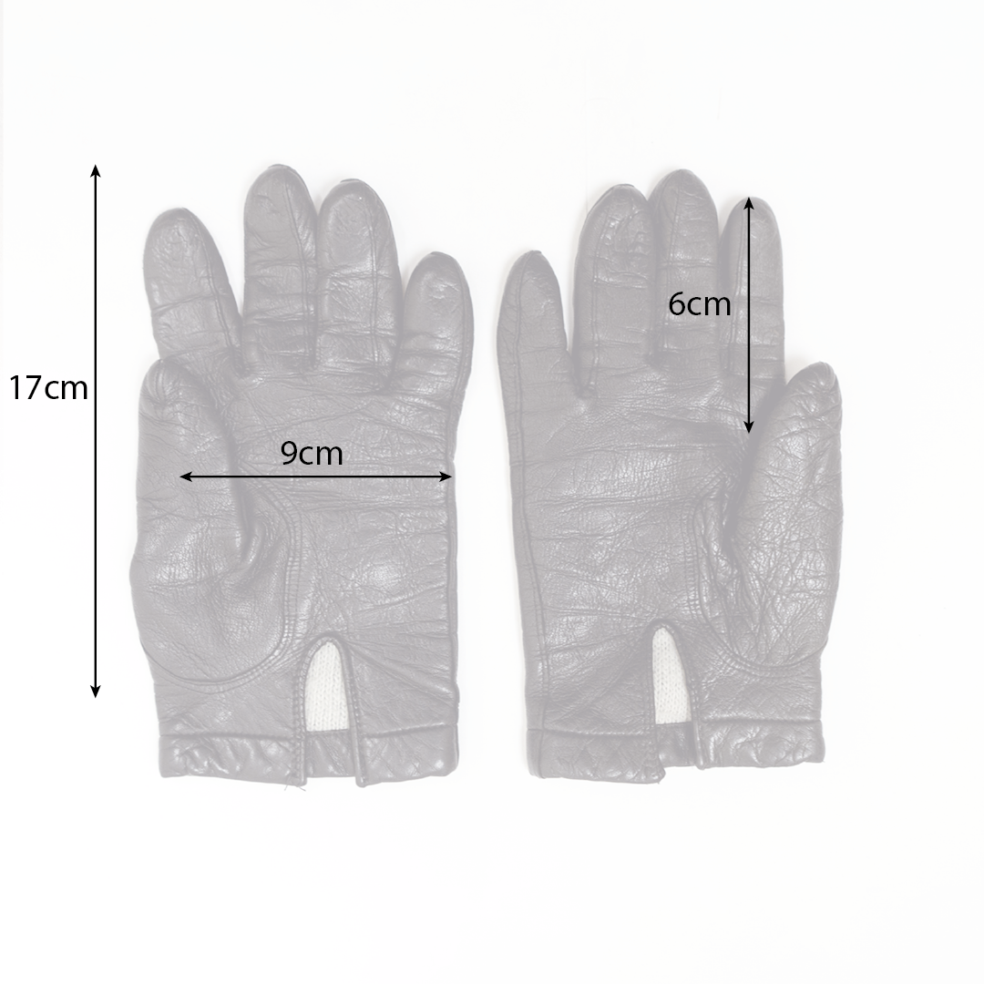 Gants en cuir gravé au laser 03 - S