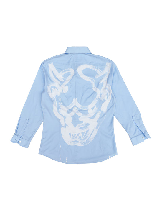 Painted Oni Baby blue Shirt - L