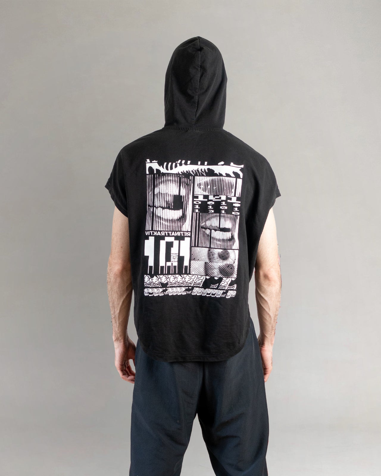 T-shirt capuche graphic teeth - Taille M