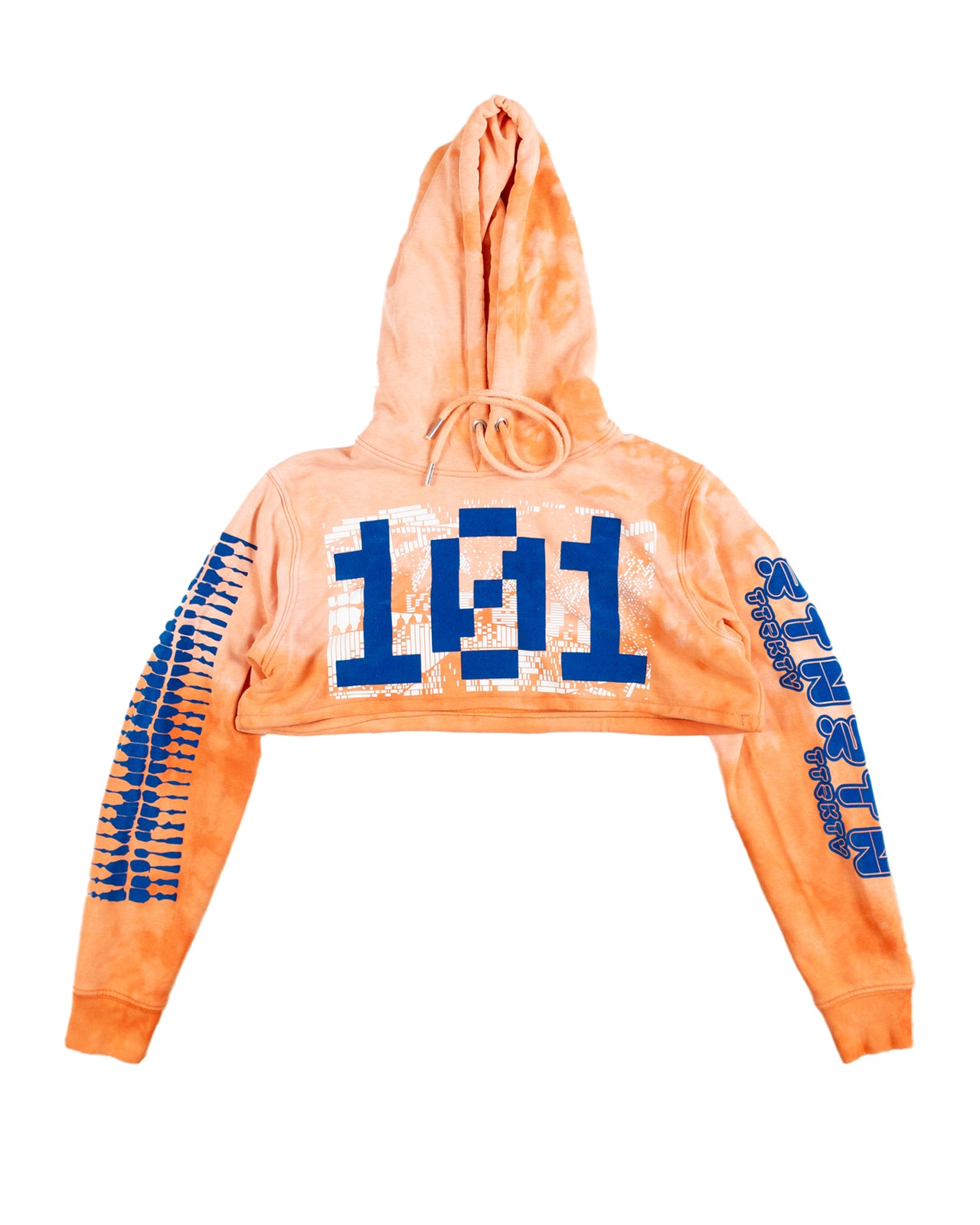 Hoodie crop graphique 01 - Taille S