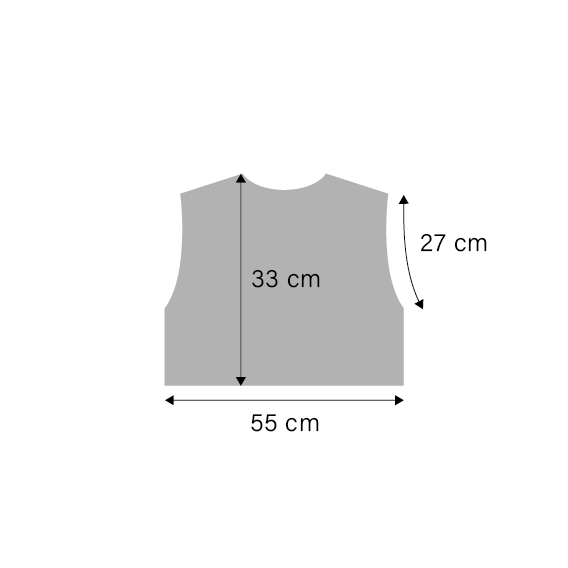 Débardeur crop Oni wave - Taille M/L