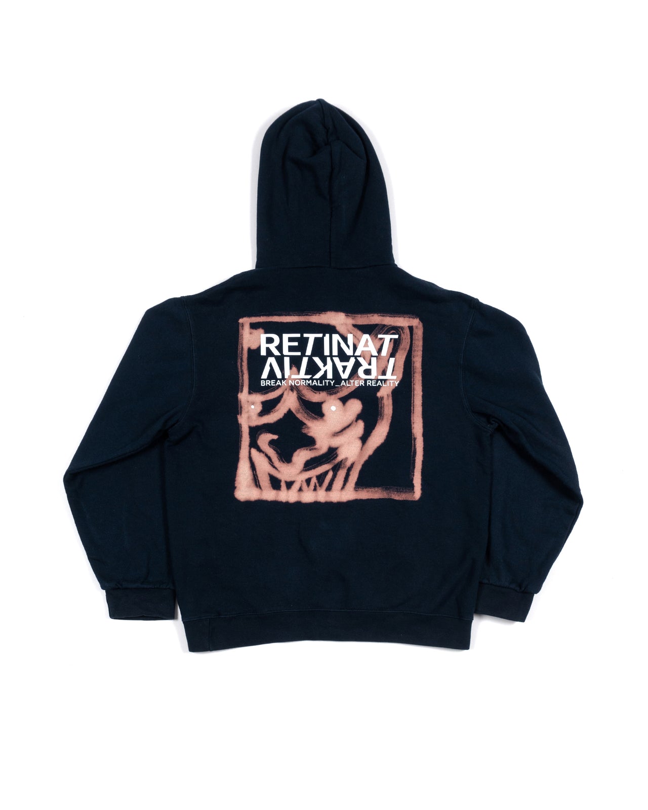 Hoodie peint Oni "Box" - Taille L