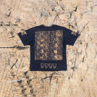 Thumbnail for Tshirt graphique custom peint à la javel upcycling cyberpunk