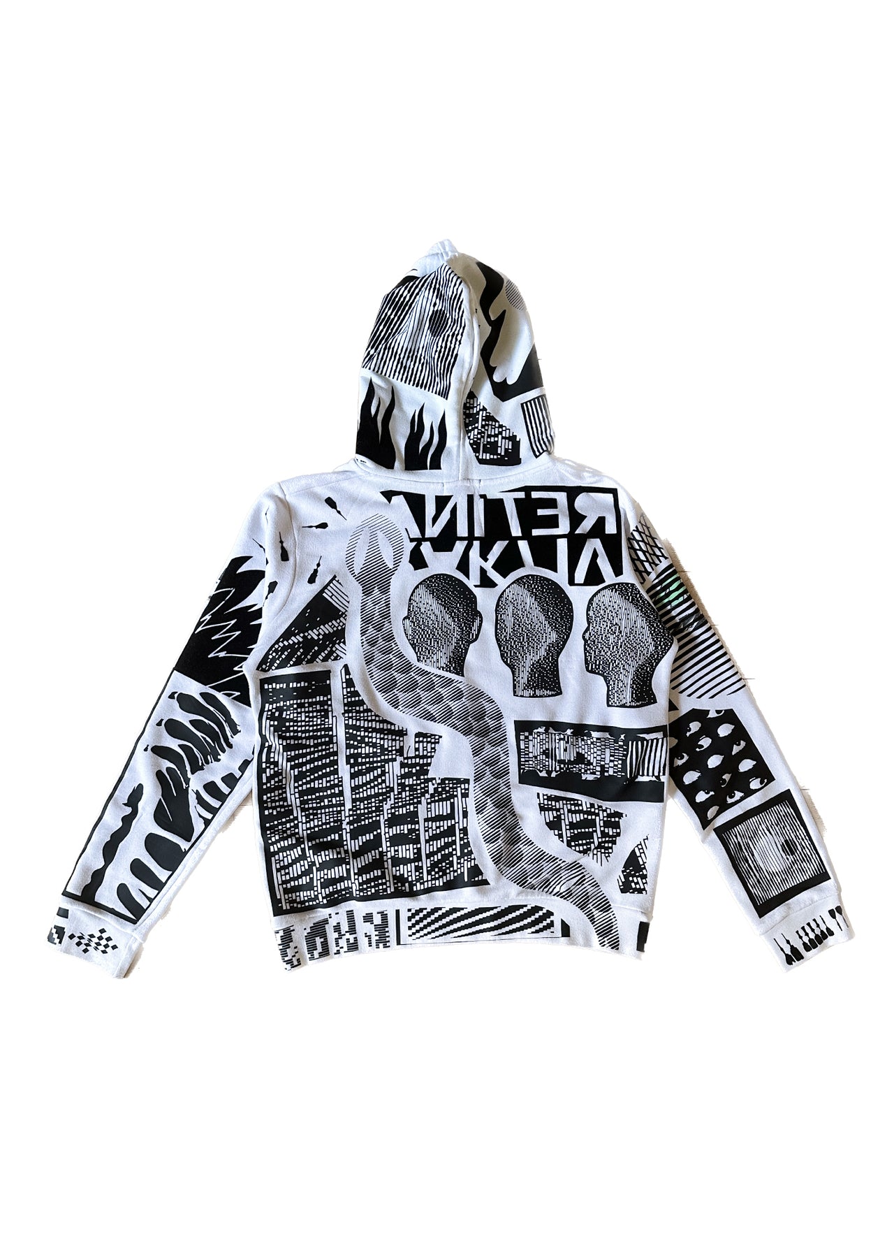 Hoodie supergraphique - Taille M