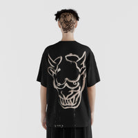 Thumbnail for T-shirts Oni peint noir