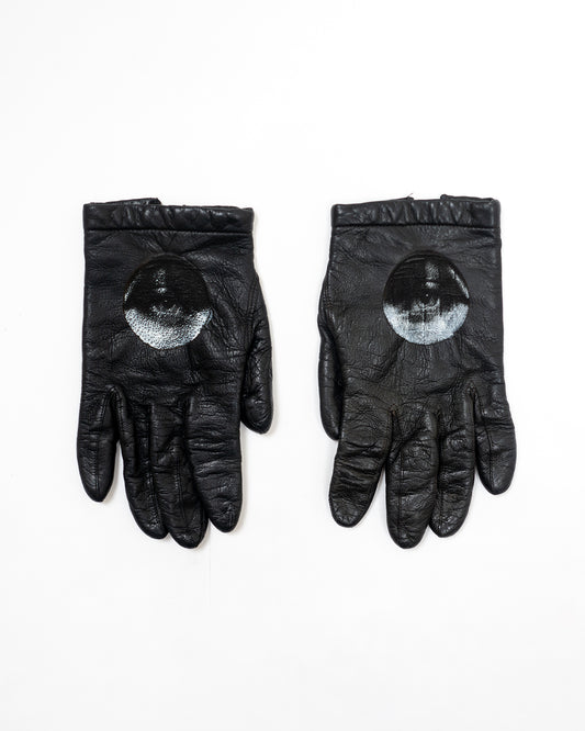 Laser Engraved Leather Gloves 03 - S