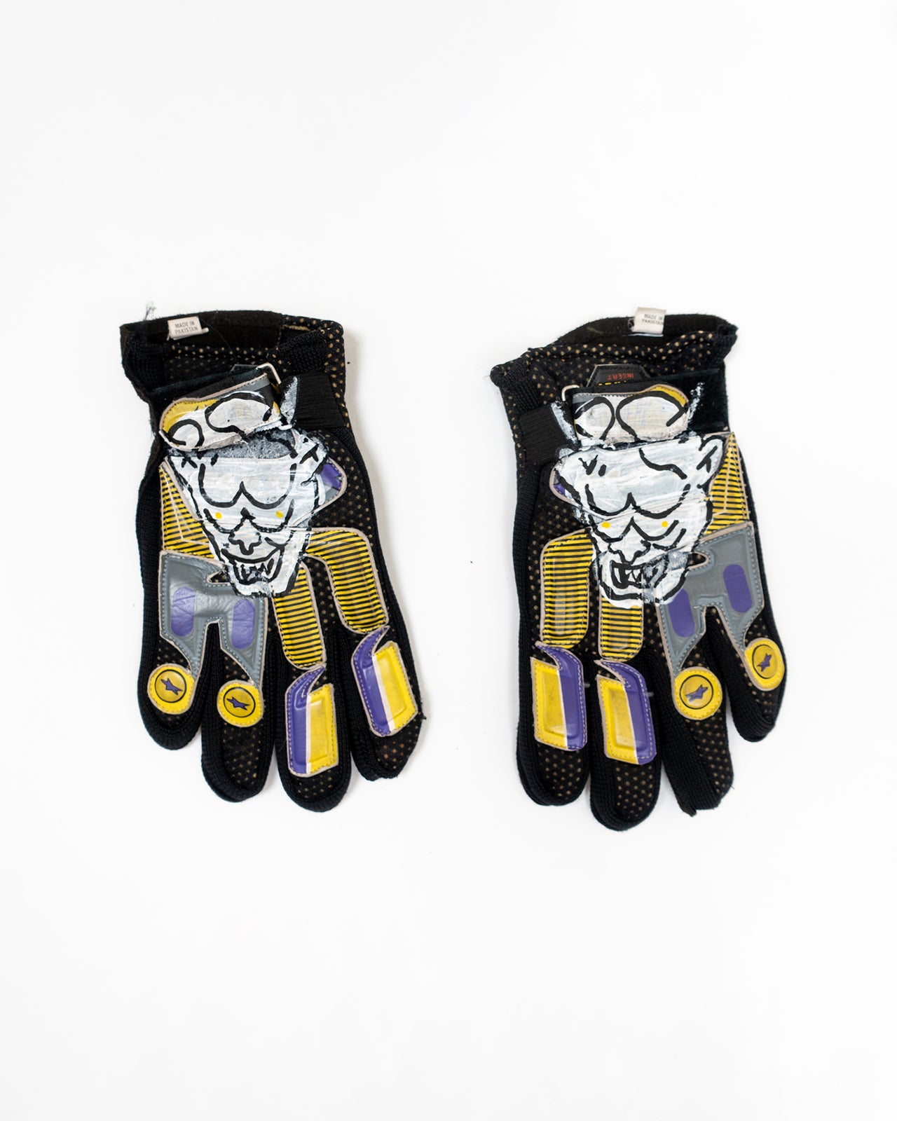 Gants Motocross peints - Taille L