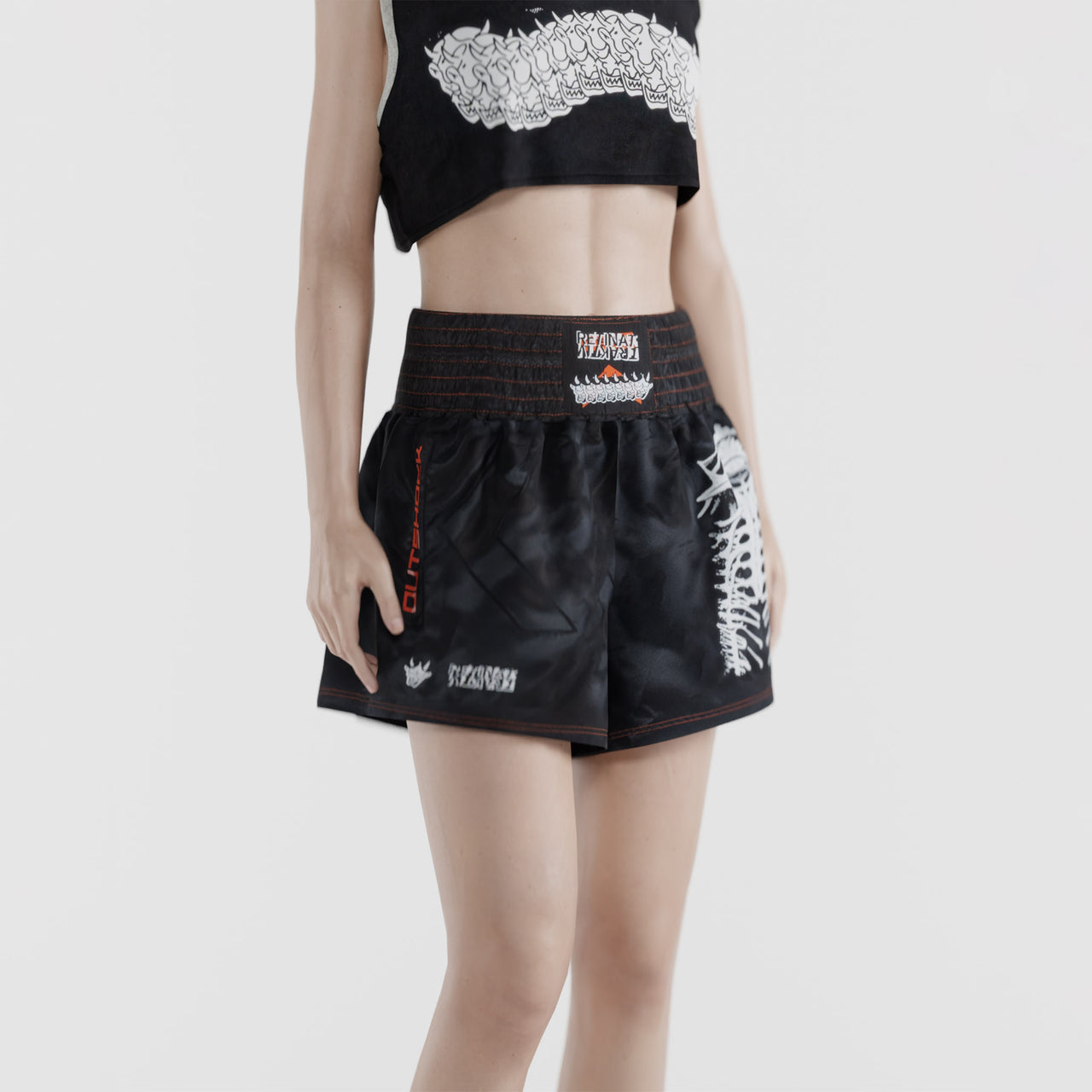 short muay thai designer