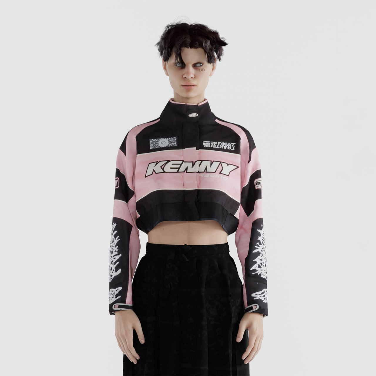 veste de moto croppée custom